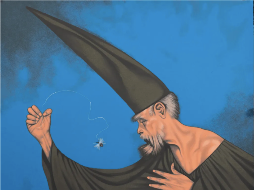 "Hilo de escarabajo" de Rafael Coronel