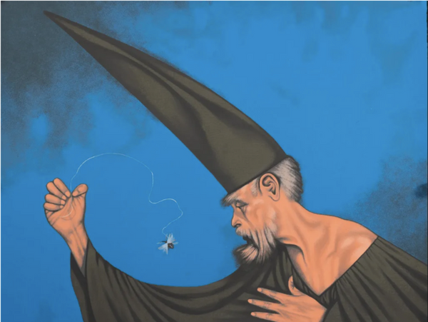 "Hilo de escarabajo" de Rafael Coronel