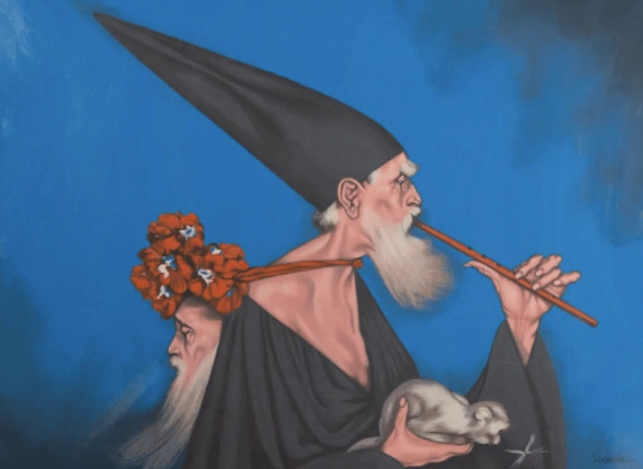 "Mono distraído" de Rafael Coronel