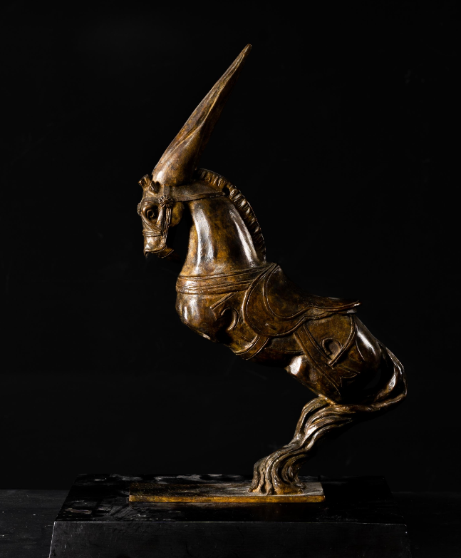 "El moro - Caballito de feria" de Rafael Coronel