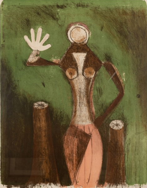 "Mujer en lila" de Rufino Tamayo