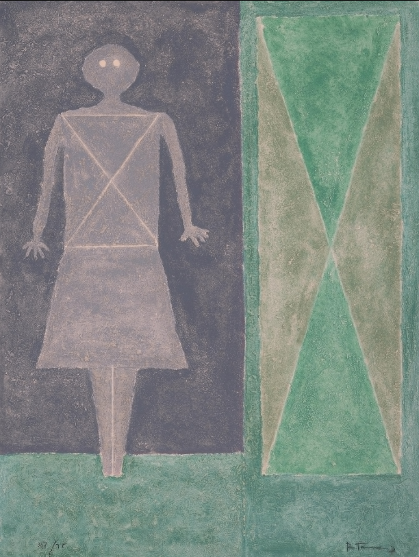 "Mujer Azul" de Rufino Tamayo