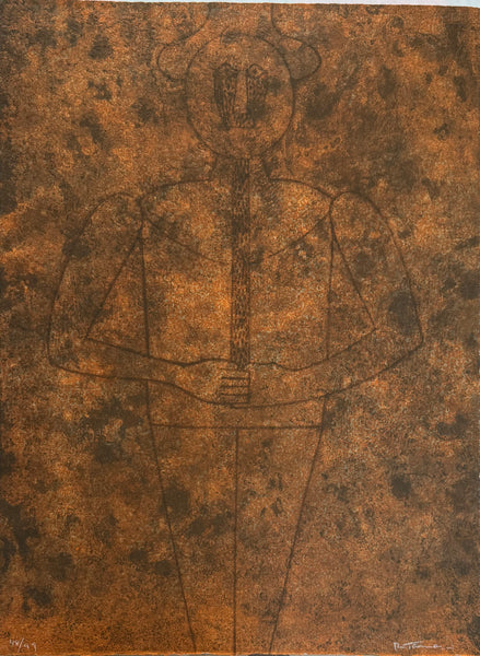 "Personaje con sombrero" de Rufino Tamayo