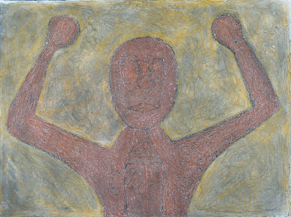 "Hombre frente al cielo" de Rufino Tamayo