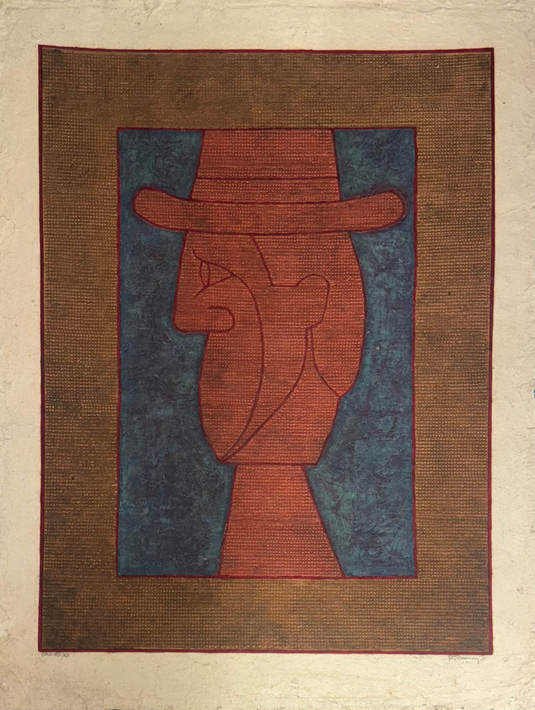 "Perfil con sombrero" de Rufino Tamayo