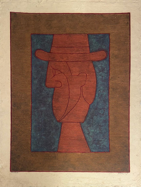 "Perfil con sombrero" de Rufino Tamayo