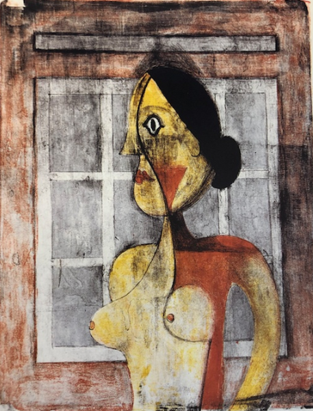 "Retrato de mujer" de Rufino Tamayo