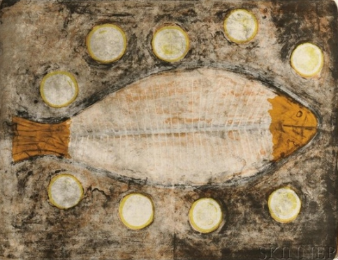 "Medio Pescado" de Rufino Tamayo