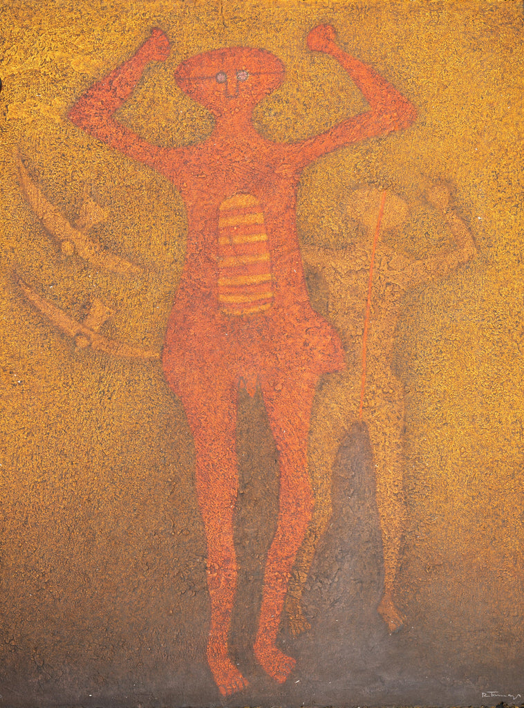 "Personajes con pájaros" de Rufino Tamayo